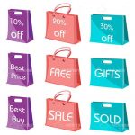 9 Pack of Shopping Bag Icons